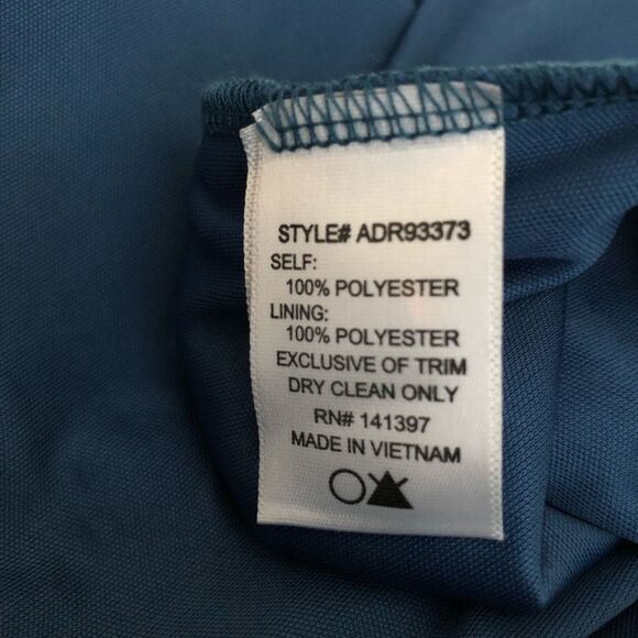 ASTR Handkerchief Hem Blue Floral Midi Dress - Size S - Picture 3 of 4